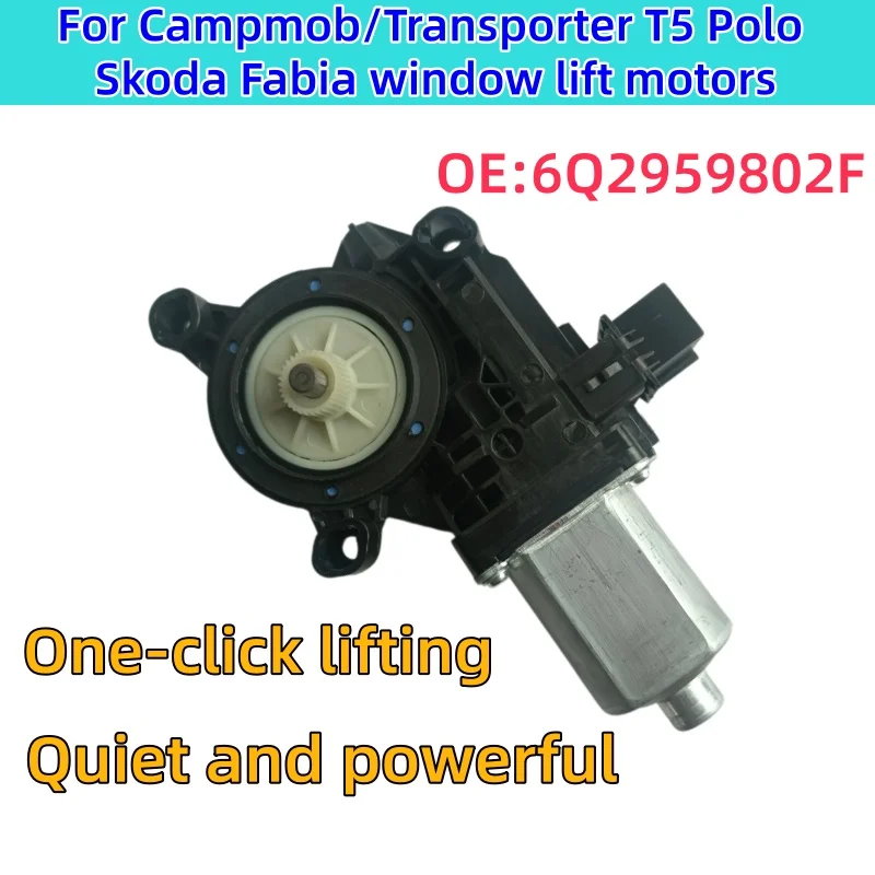 Image of 6Q2959802F Für VW Campmobile Transporter T5 Polo Skoda Fabia Fensterhebermotoren 6Q2959801E 6Q1959801F Autozubehör Innenraum N