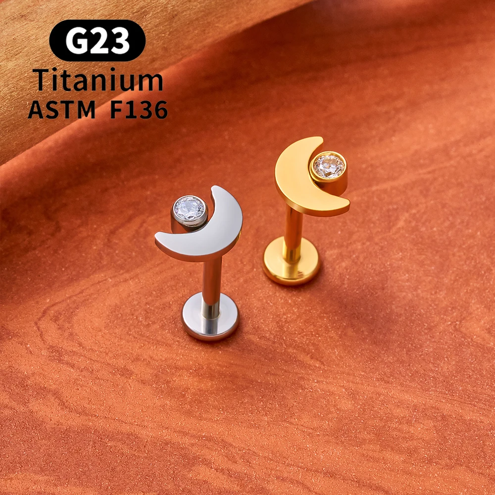ASTM F136 Titan Tiny Trinity CZ Blumen-Labret-Stud 16G Knorpel-Ohrring Nasen-, Lippen-, Tragus-, Conch-, Helix-, Ohrläppchen-Piercing-Schmuck – Detail 20