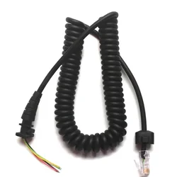 HMN3596A PTT Mic Microphone Cable for KENWOOD TM-231 241 Motorola GM300 GM338 GM3188 GM3688 ICOM HM-118N Radio Accessories