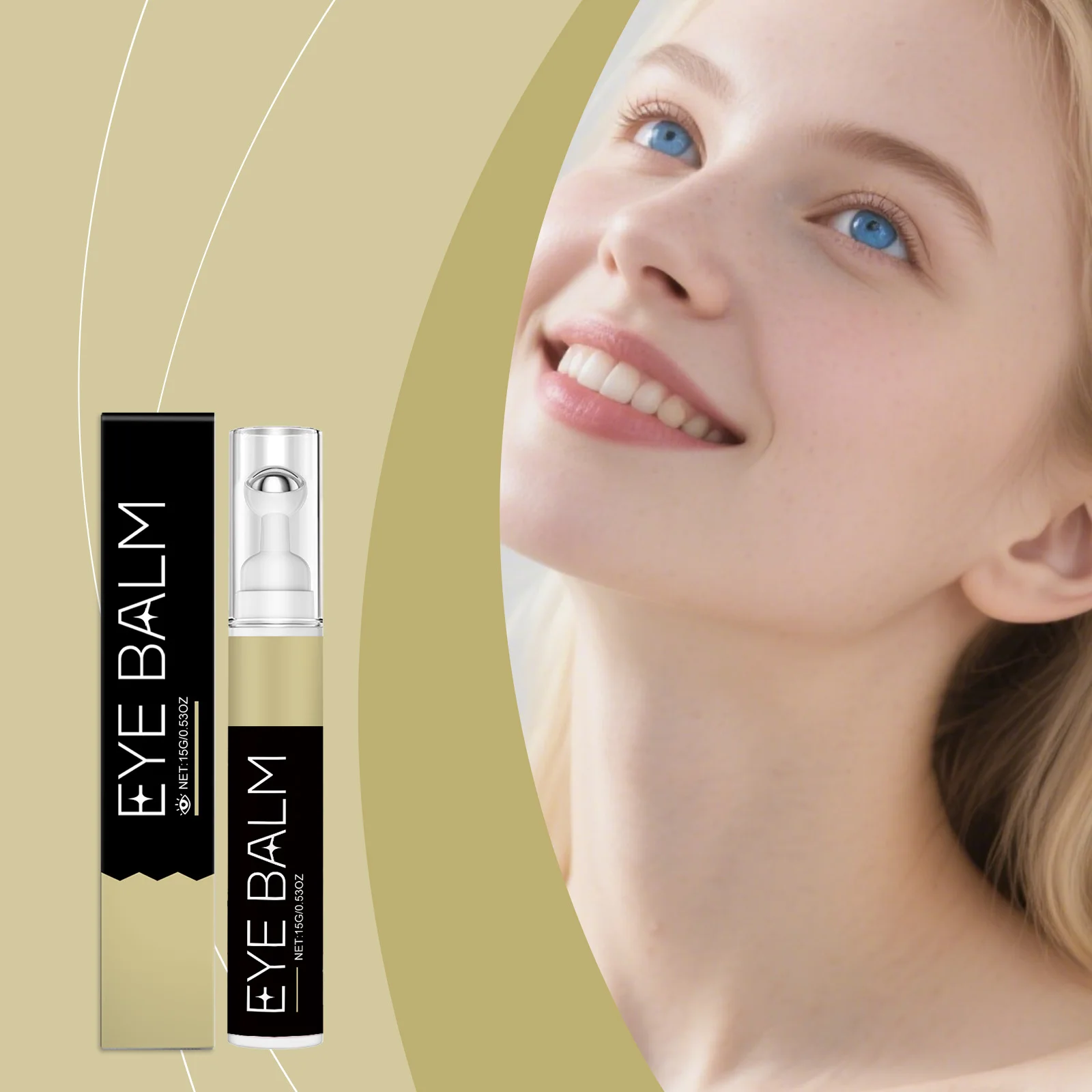 Retinol moisturizing eye cream gently and gently massage the eye area, nourish the skin, fade eye lines, moisturize and brighten