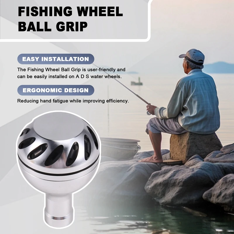 عجلة الصيد الكرة قبضة تعديل الملحقات عجلة الصيد الروك مقبض الكرة قبضة ل D S عجلة المياه الكرة قبضة قطر 38 مللي متر