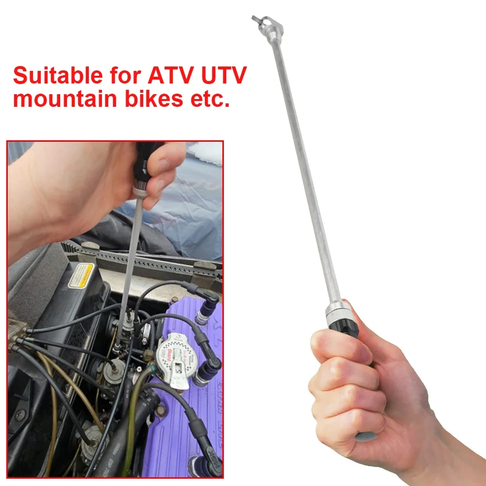 

18.9 Inch Carburetor Adjuster Tool Motorcycle Carburetor Pilot Screw Hand Tool 90 Degree Angled Head for ATV UTV Snowmobile