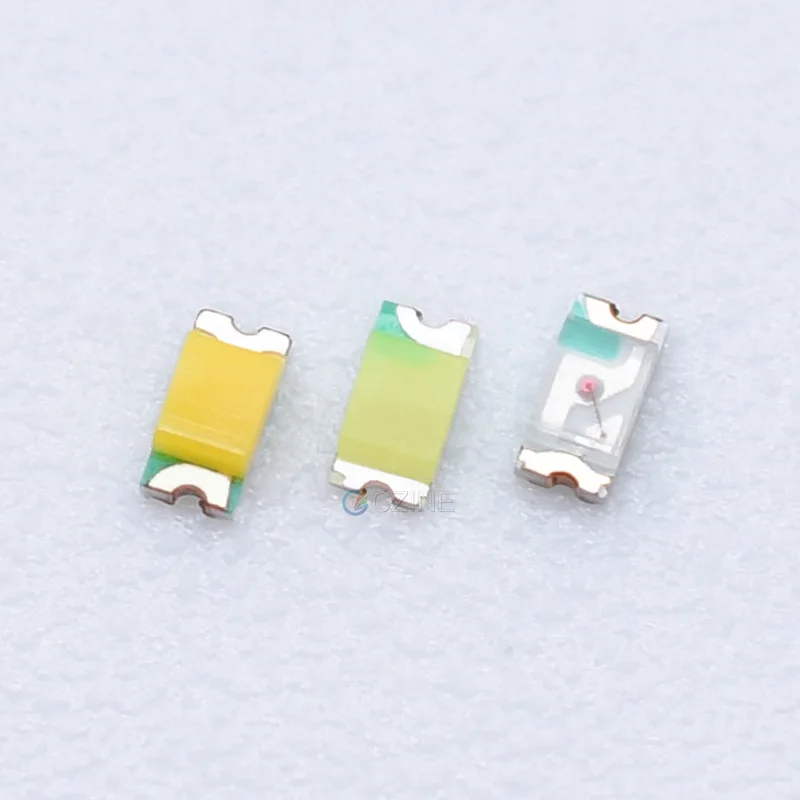 100Pcs 0603 0606 SMD LED Emitting Diode Chip Warm White Red Green Blue Yellow Orange UV Purple Pink RGB Multicolor Assortment