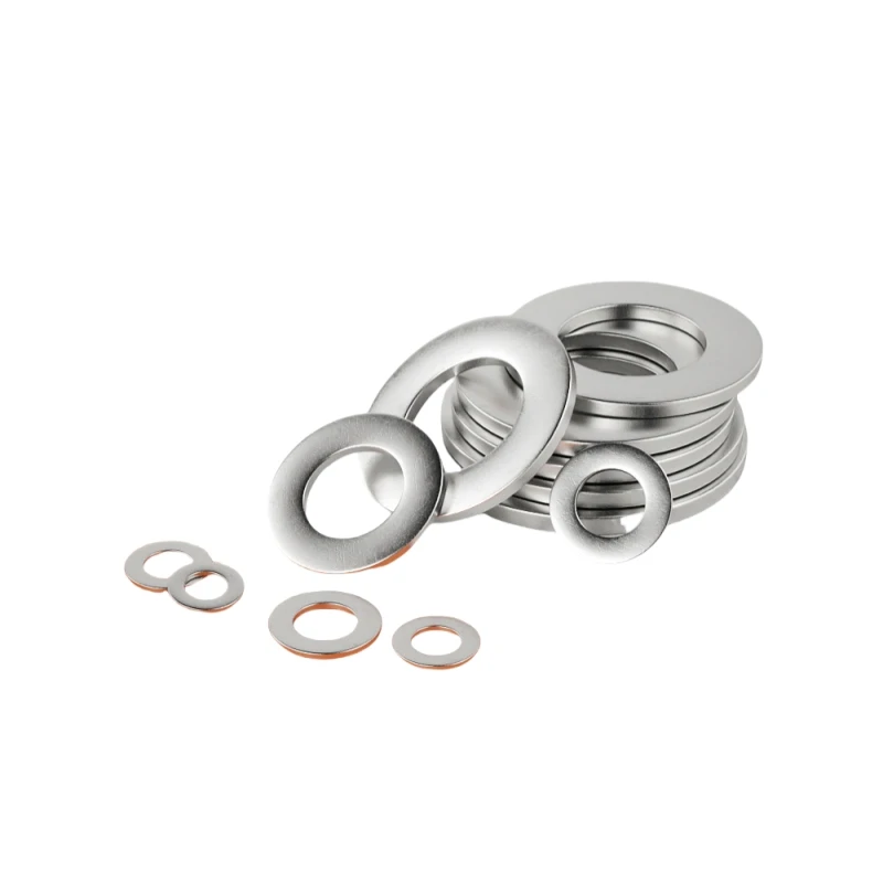 304 Din125 Stainless Steel Flat Washer M3 M4 M5 M6 M8 Stainless Steel Baffle Washer Screw Flat Washer Bolt Metal Washer