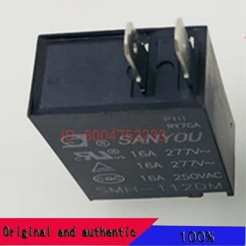 5 relés de 12 V SMH-112DM 12 V CC de 3 pines