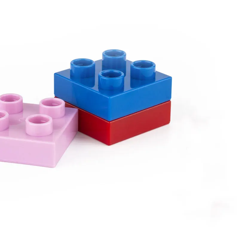 big size Thin Brick 2x2 10pcs/lot  DIY  Education  Building Blocks Compatible With  Large bricks blocks  Toys For Children