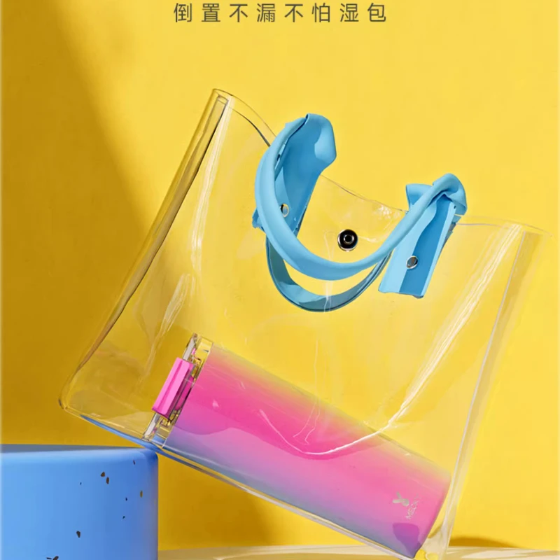 MEOKY 710ML Large Capacity Cold Insulation Stainless Steel Cup Handle Multi Print Portable Car Sports Water Cup Birthday Gifts