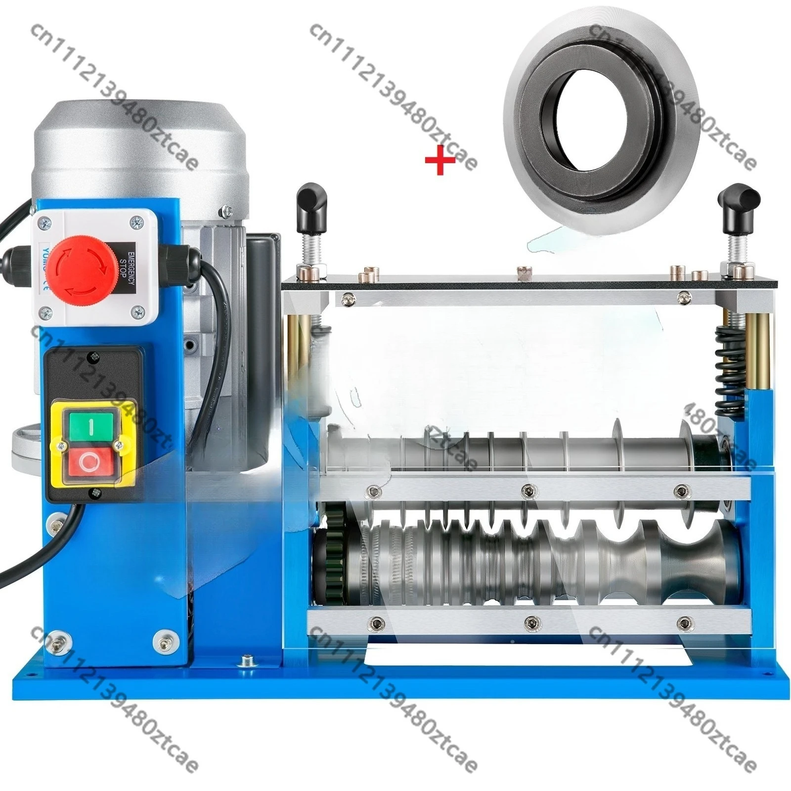 750W Electric Wire Stripping Machine 1.5-38mm Cable Stripper Peeler For Copper Aluminum Wire Recycling
