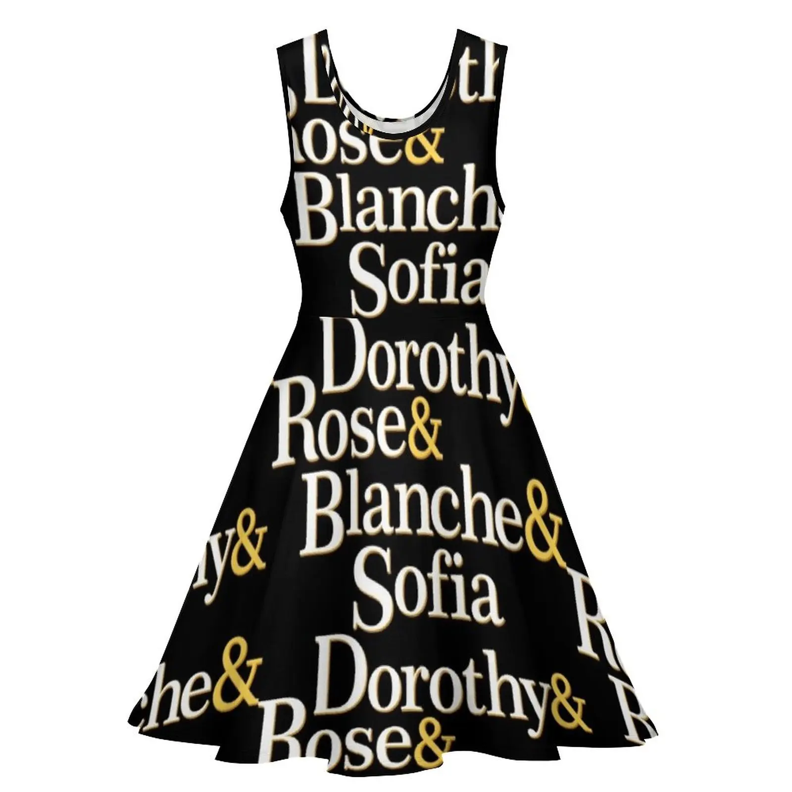 Golden Girls TV Show Shirt Sleeveless Dress Woman