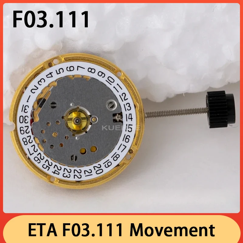 Imported ETA F03.111 Movement F03111 Quartz Movement Three Character Position Watch Movement Parts With Battery