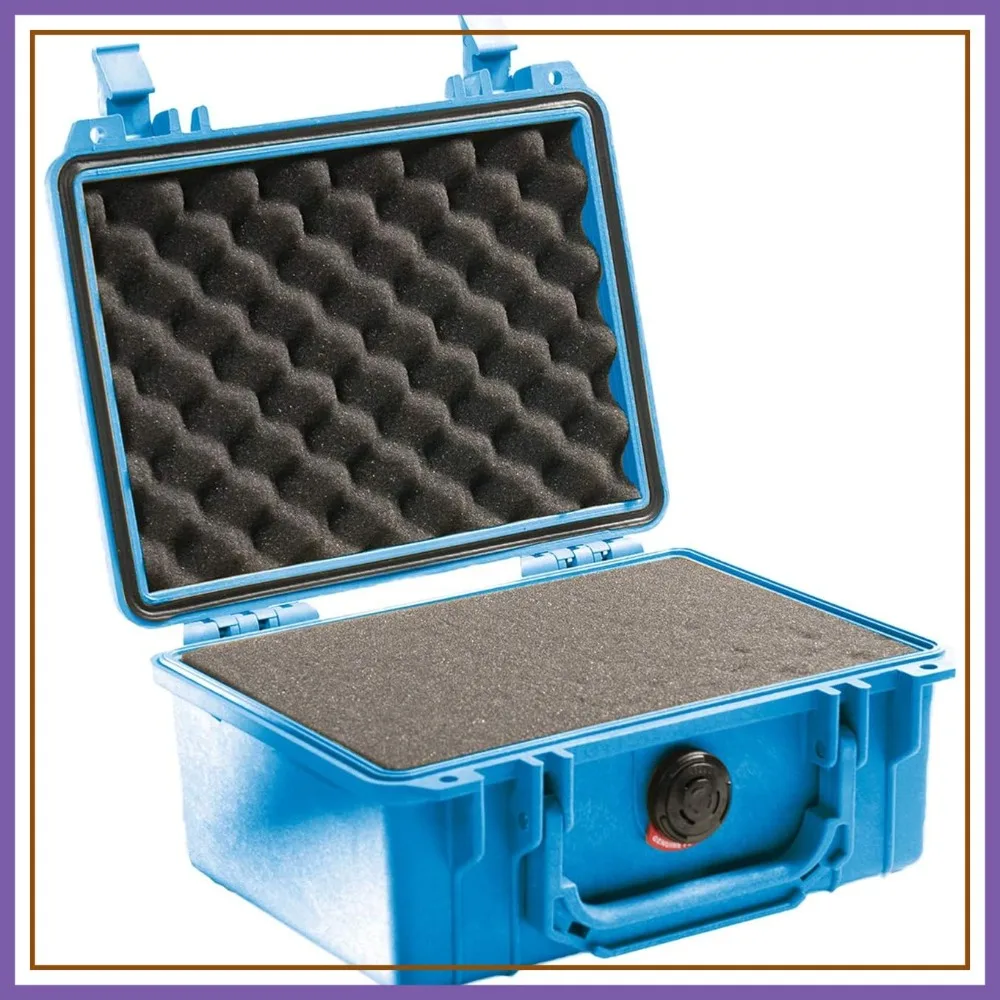 

Pelican 1150 Case With Foam (Blue) - Waterproof Hard Shell Protective Storage Box