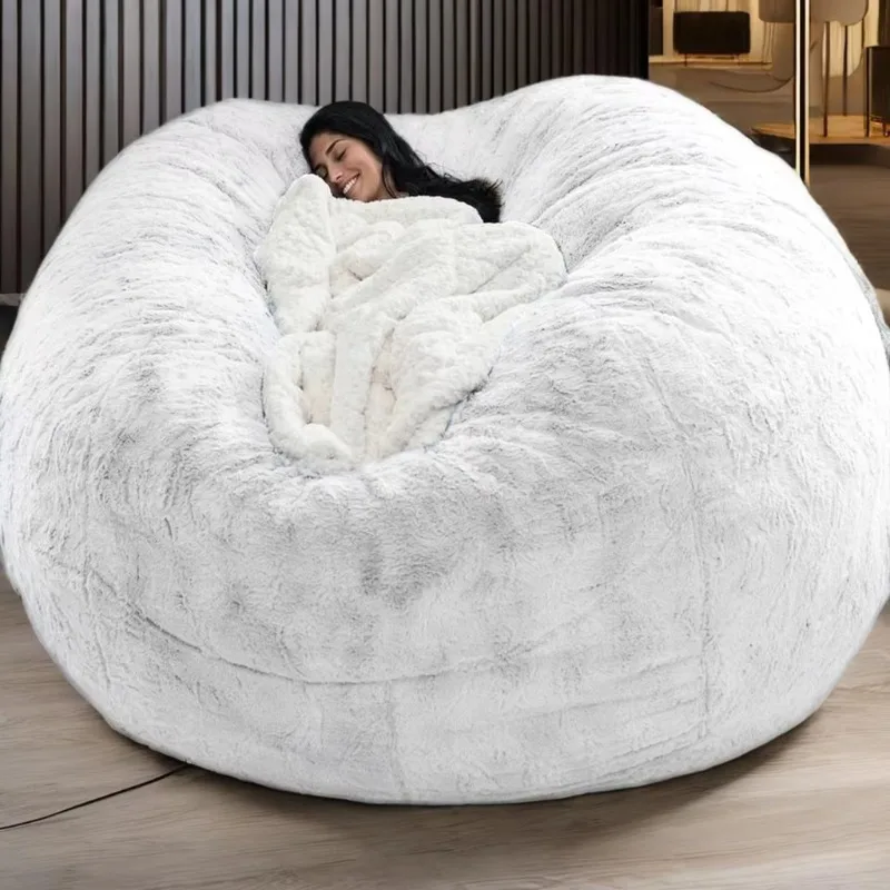 high quality memory foam bean bag sofa bed set modern design fabric interior decoration