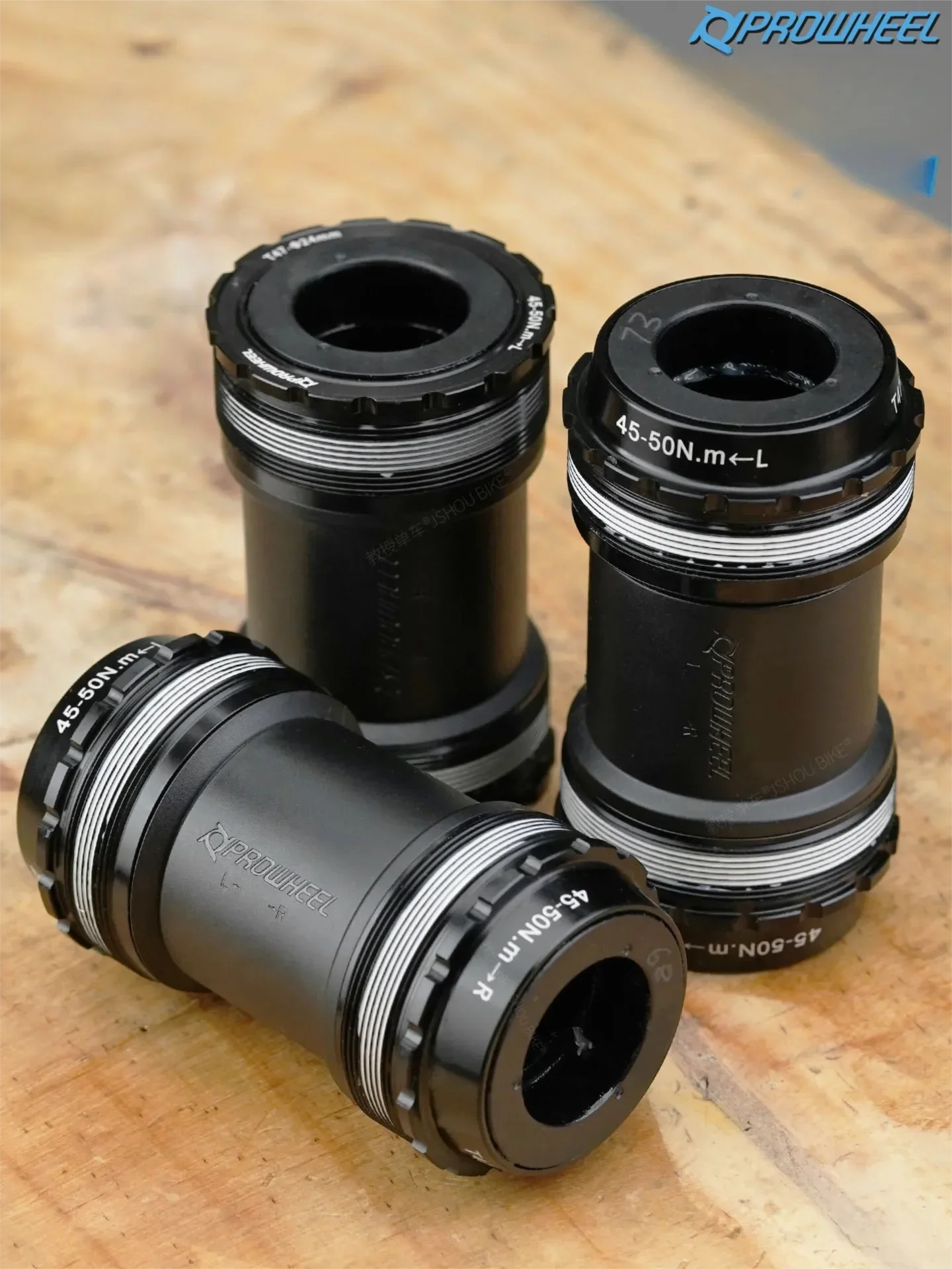 PROWHEEL T47 Thread Bottom Bracket 24mm Shaft Crankset BB Universal for MTB Road Bicycle 68 73 85.5 86.5mm Shell Bike Parts