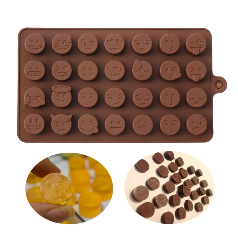 Funny Silicone Mold Chocolate Gummy Candy Mould Resin Plaster Clay Fondant Molds Baking Tool