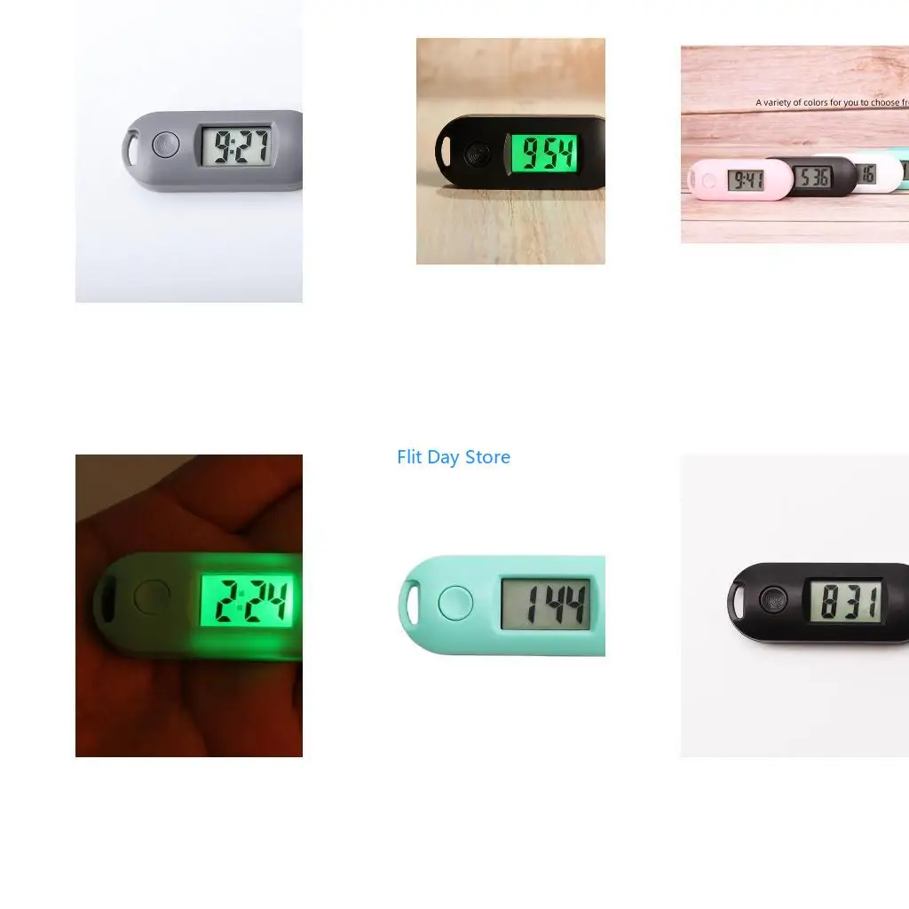 F92C Portable Digital Electronic ClockPocket Watch for Student Exam Study Library