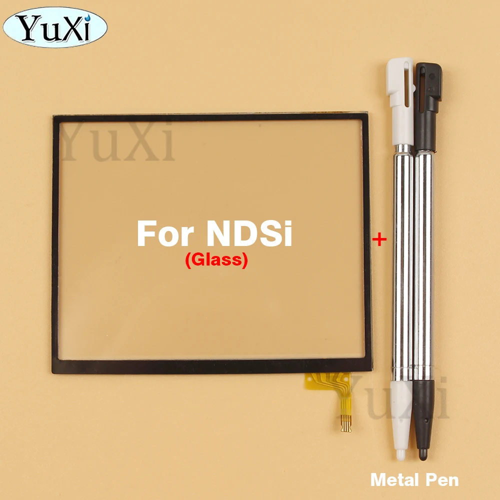 1Set Digitizer-Bildschirm für NDS Lite, untere Touchscreen-Linse mit Touchscreen-Stylus-Stift für NDSi XL LL, Ersatzteile