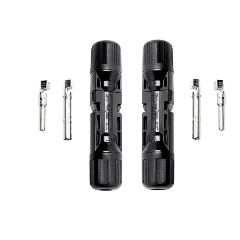 Solar Photovoltaic Connector Male Female Plug 30A 1000V DC IP67 Waterproof Solar Panel Cable Connectors For MC4 2.5/4/6mm² Cable