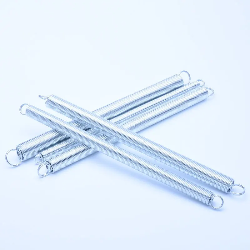 Wire Diameter 1 1.2 1.4 1.6mm Outer Dia 8 9 10-18mm Length 300mm Galvanized Tension Spring Durable Telescopic Galvanized Spring