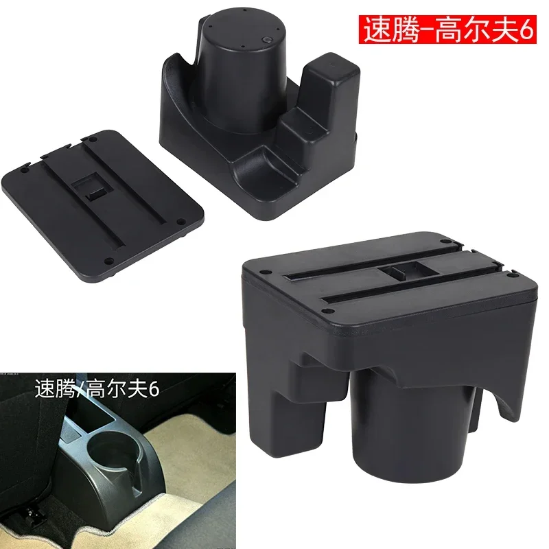 For Volkswagen Golf 6 Armrest box Original dedicated central armrest box modification accessories Dual Layer USB Charging