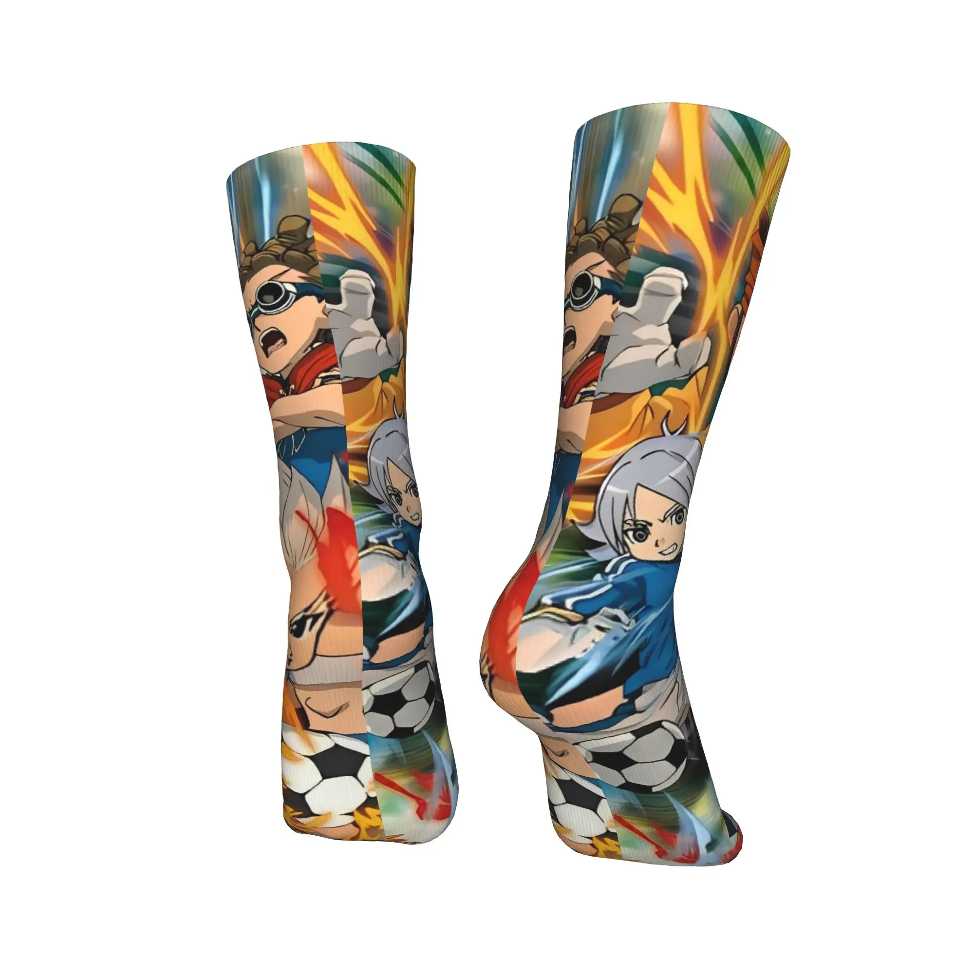 Inazuma أحد عشر Axel Blaz gouenji جوارب موضة الجوارب الرجال جوارب ناعمة متوسطة الربيع الرياضة في الهواء الطلق الرسم عدم الانزلاق