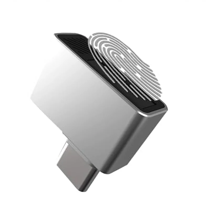Y45A-Windows Fingerprint Reader For Win10/11, Type C/USB C, 360° Biometric Touch, Fast Safe Sign-In With Encrypt Documents, Dura