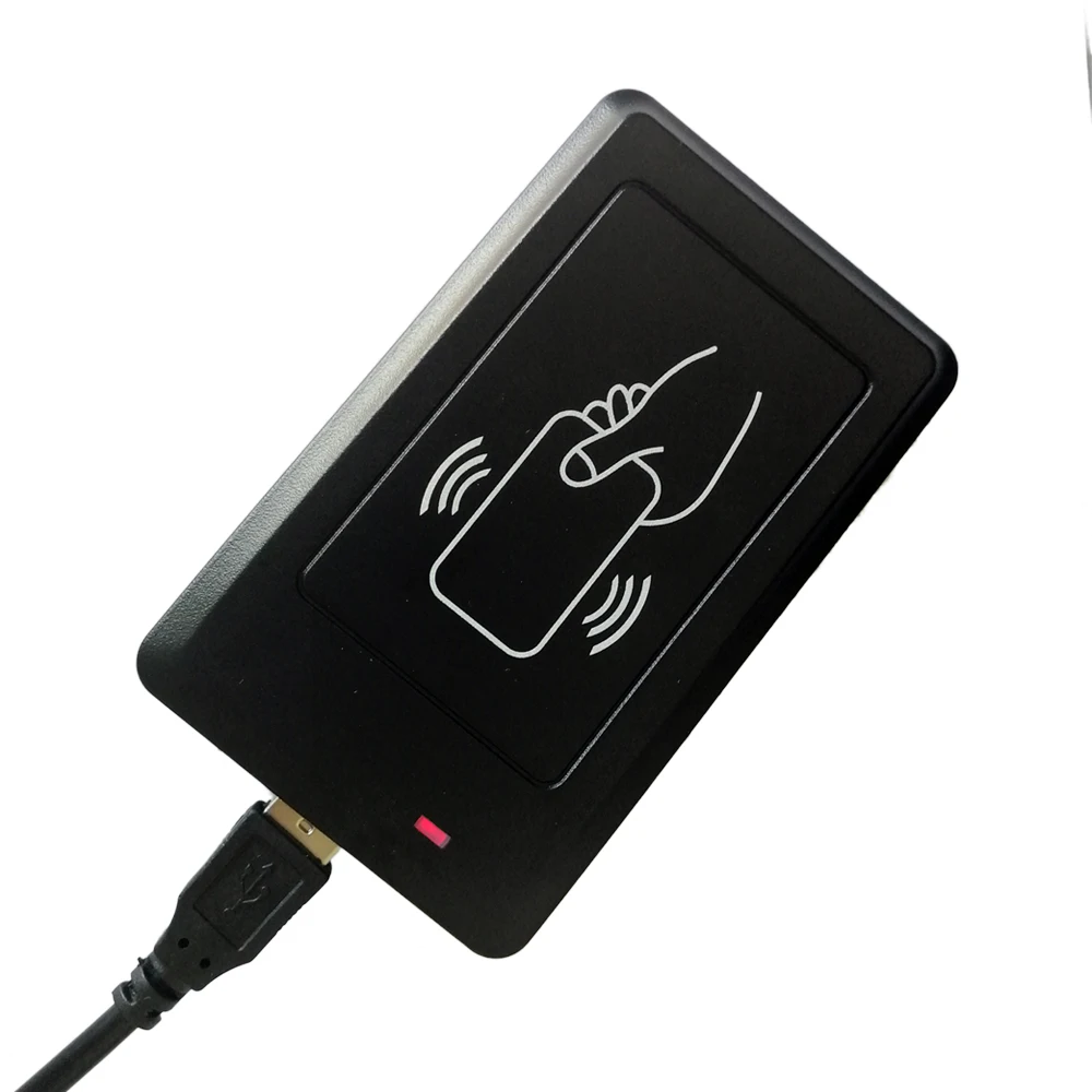 Lector y grabador USB de escritorio RFID UHF salida de teclado USB 860-960MHz no necesita unidad 18000-6C distancia de lectura 20CM