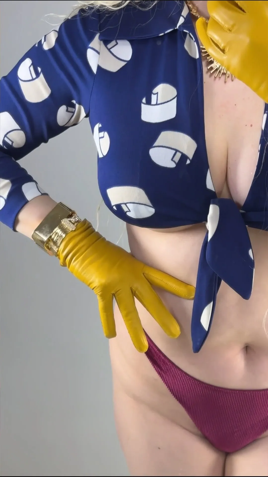 قفازات نسائية من الجلد الأصفر معصم قصير من جلد الخراف الأصلي من جلد الغنم أزياء تنكرية للهالوين قفاز ركوب الدراجات المسائية