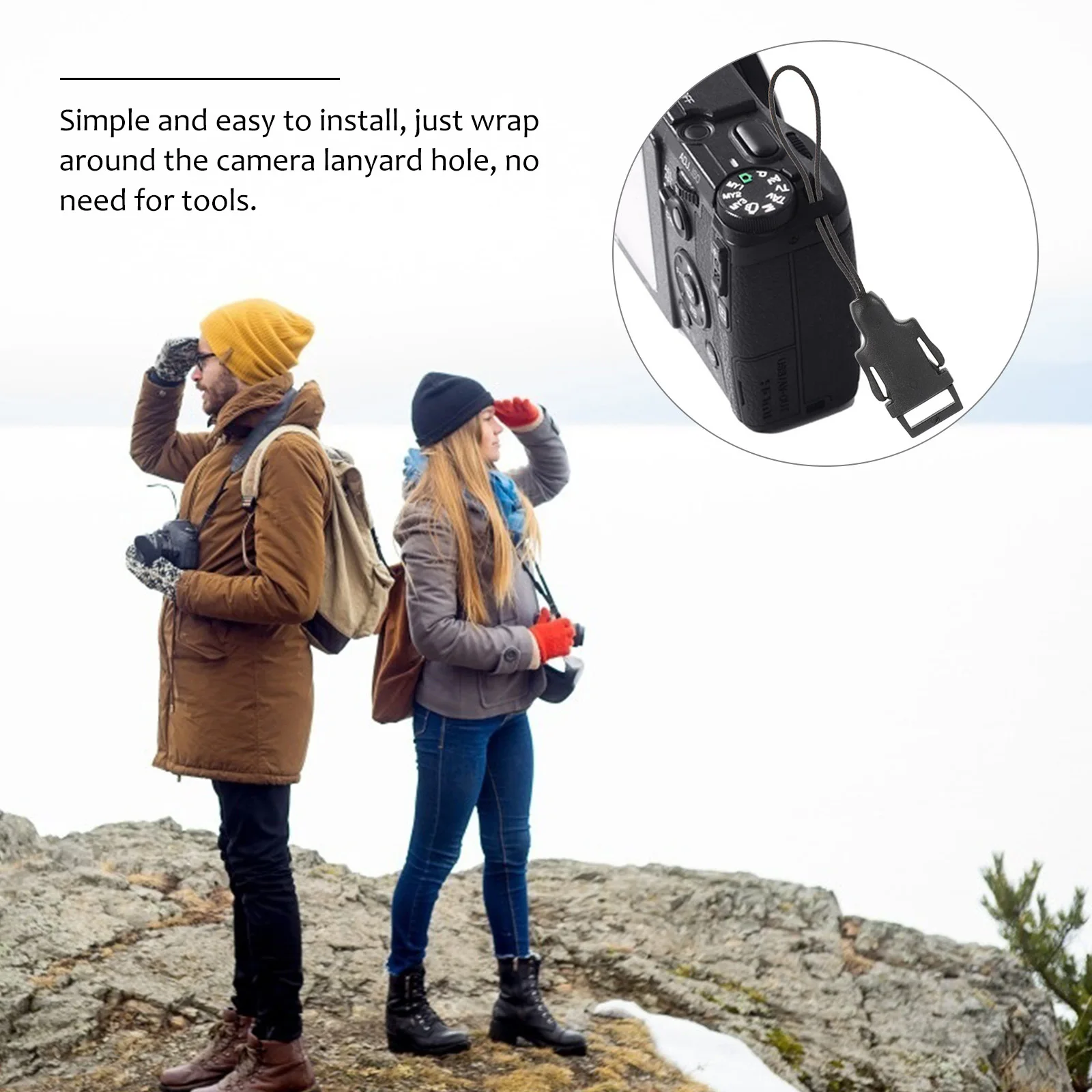 

20 pcs Qd Loop Clip Adapter For Camera Strap 1.2Cm Wire Loop 12Mm Width Quick Release Connector Mini Qd Converter Camera