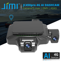 Jimi  JC450Pro 4G AI DashCam ADAS 4/5 Channes Live Video GPS Tracking Remote Monitoring Cloud Storage Wifi Car Recorder Free APP