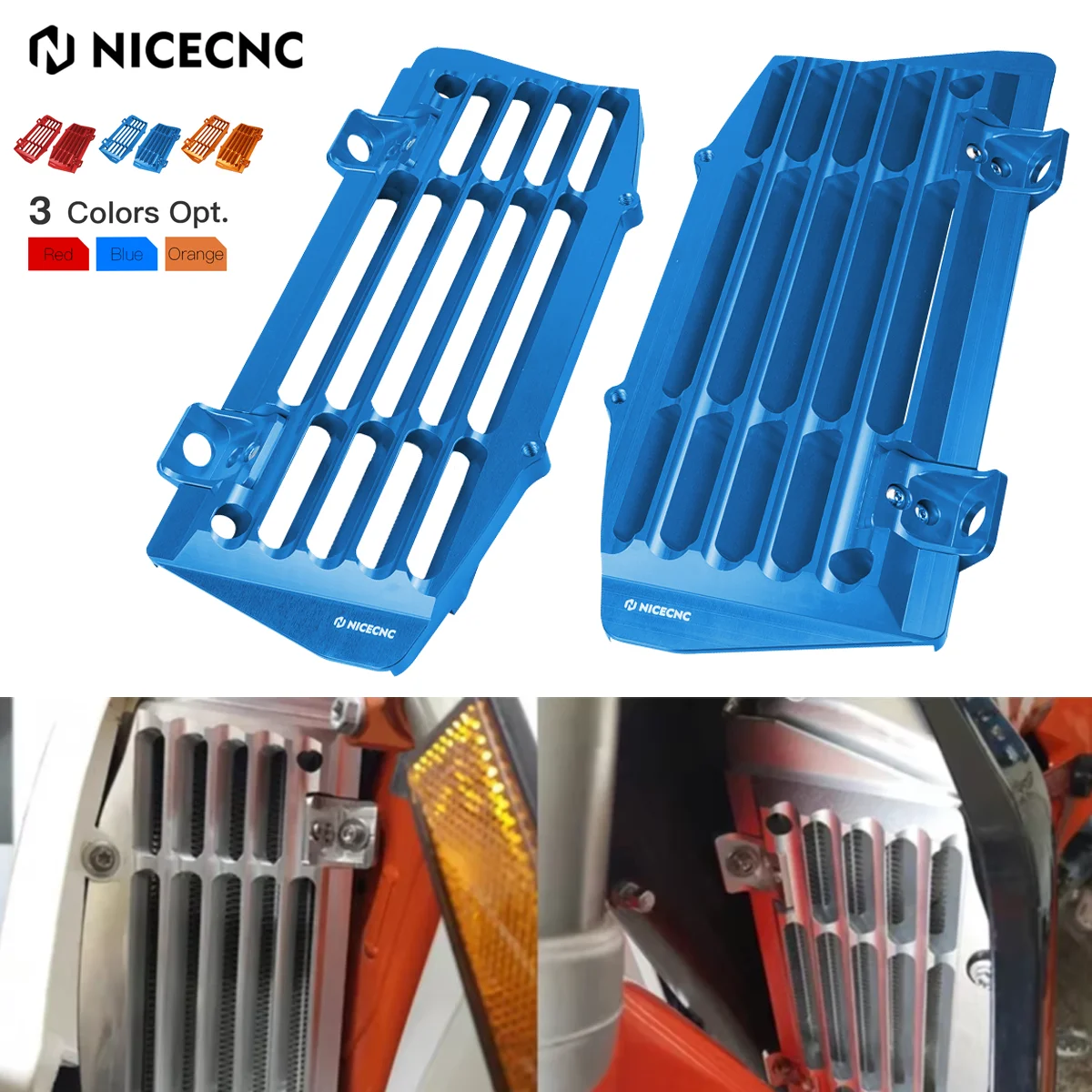 

NICECNC For 2023 Husqvarna TE300 FE 501 450 350 300 250 200 150 125 TC TX FX FC 2016 Radiator Grille Guard Grill Cover Protector