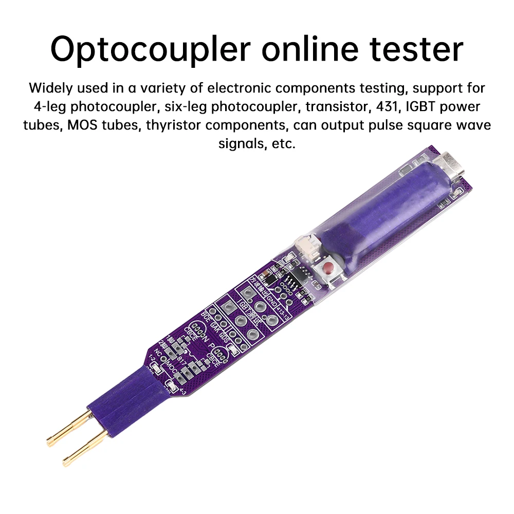 Optocoupler Tester Optocoupler Test Detection Tool 5V Multifunction Optocoupler Test Module Type-c Optocoupler Repair Tool