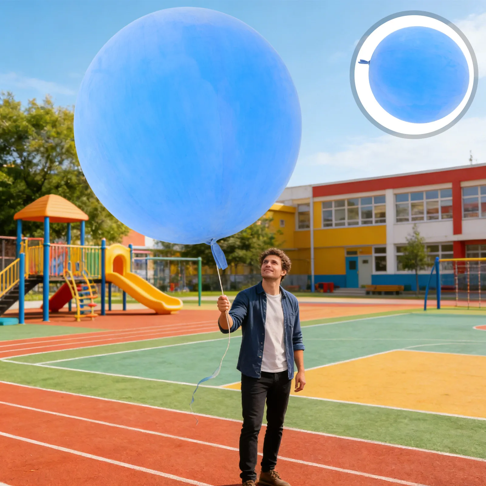 Professional Weather Balloon Giant Jumbo Balloons Birthday For Mapping Aerial Survey Video Extra Large Latex Big White - view 5
