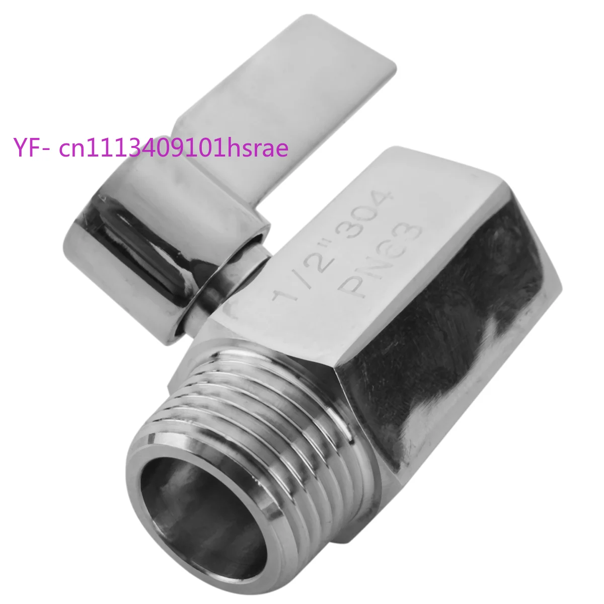 

Мини-шаровой кран из нержавеющей стали 304, 1/2" NPT, с внутренней и наружной резьбой, регулятор расхода воды, контрольный клапан LYZ