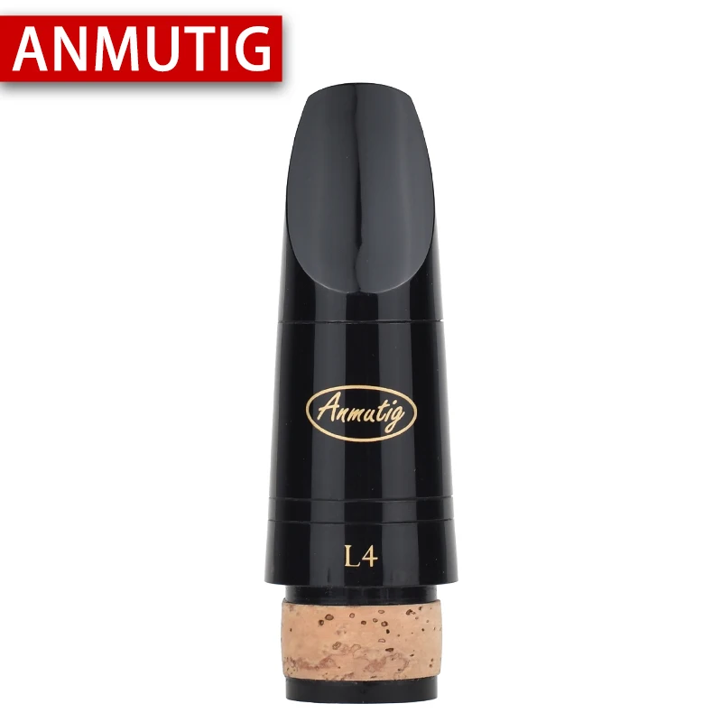 ANMUTIG Bb Clarinet Mouthpiece, Hard Rubber Material Accessories