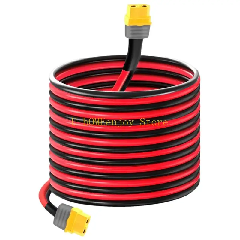 B0KF XT60 Extension Cable Female to Female Connectors Suitable for Remote Models and Solar Energy Projects