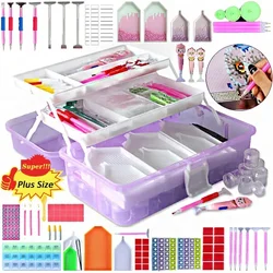 5D DIY Fashion Diamond Painting Cross Stitch Craft Tool Art Embroidery Fitting Kit Roller Press Drill Applicator Artifact