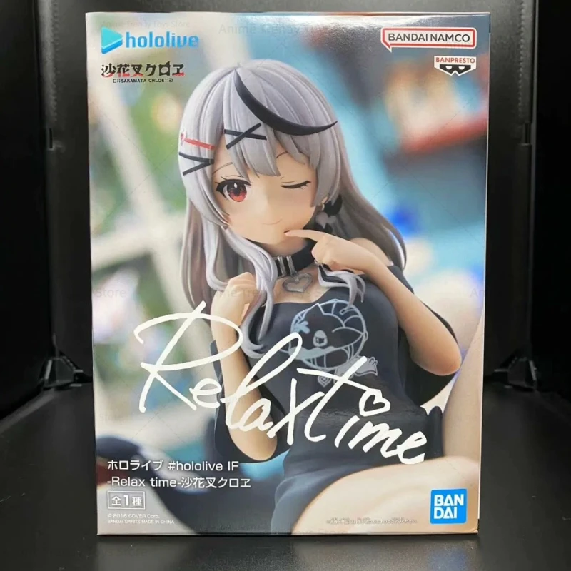 متوفر في المخزون BANPRESTO الأصلي وقت الاسترخاء hololive إذا ساكاماتا كلوي الشكل أنيمي نموذج صندوق حقيقي لعبة تمثال هدية WY