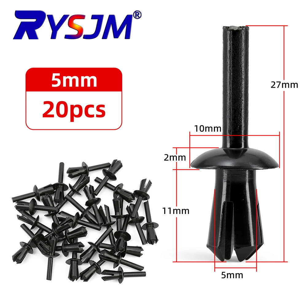 20PCS Car Fender Wheel Arch Liner Push Rivet Moulding Clips Retainer For BMW E90 E91 E92 E93 E46 E36 E39 E34 X1 X5 X6 Z1 Z4