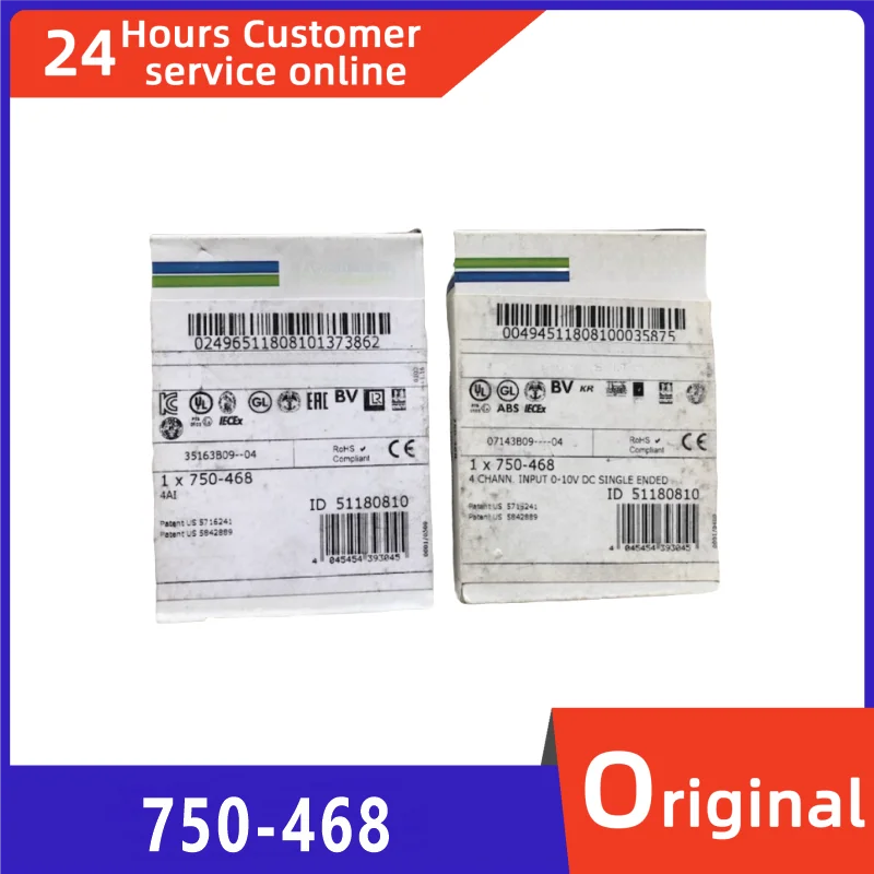 

Совершенно новый оригинальный аналоговый модуль ввода 750-468