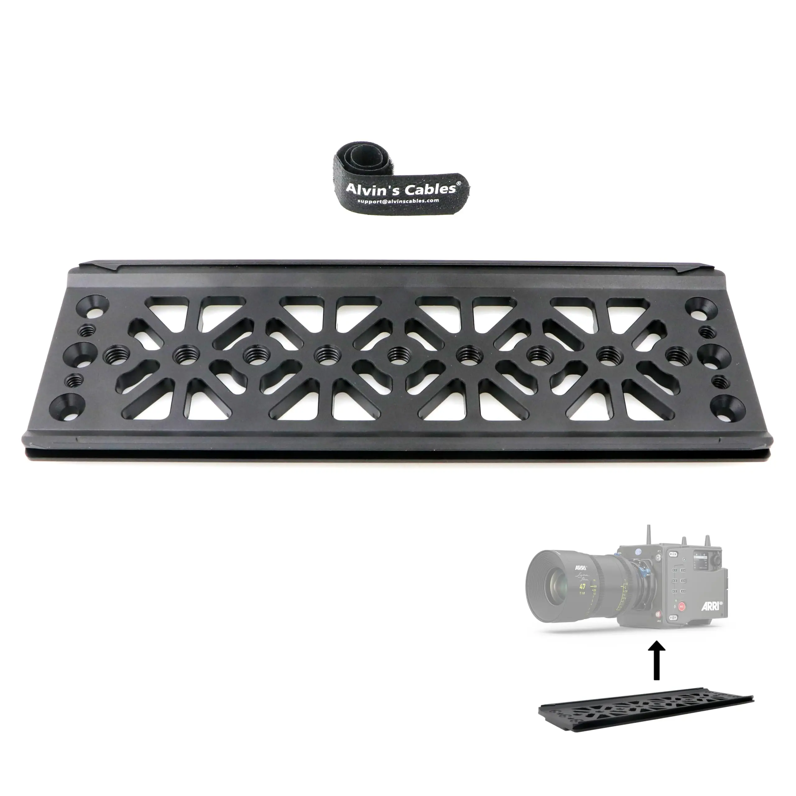 Alvins ALEXA 35 Base Plate Bottom Cheese Plate Light Weight Safety Dovetail Plate for ARRI Trinity| DJI Ronin 2| Steadicam M2