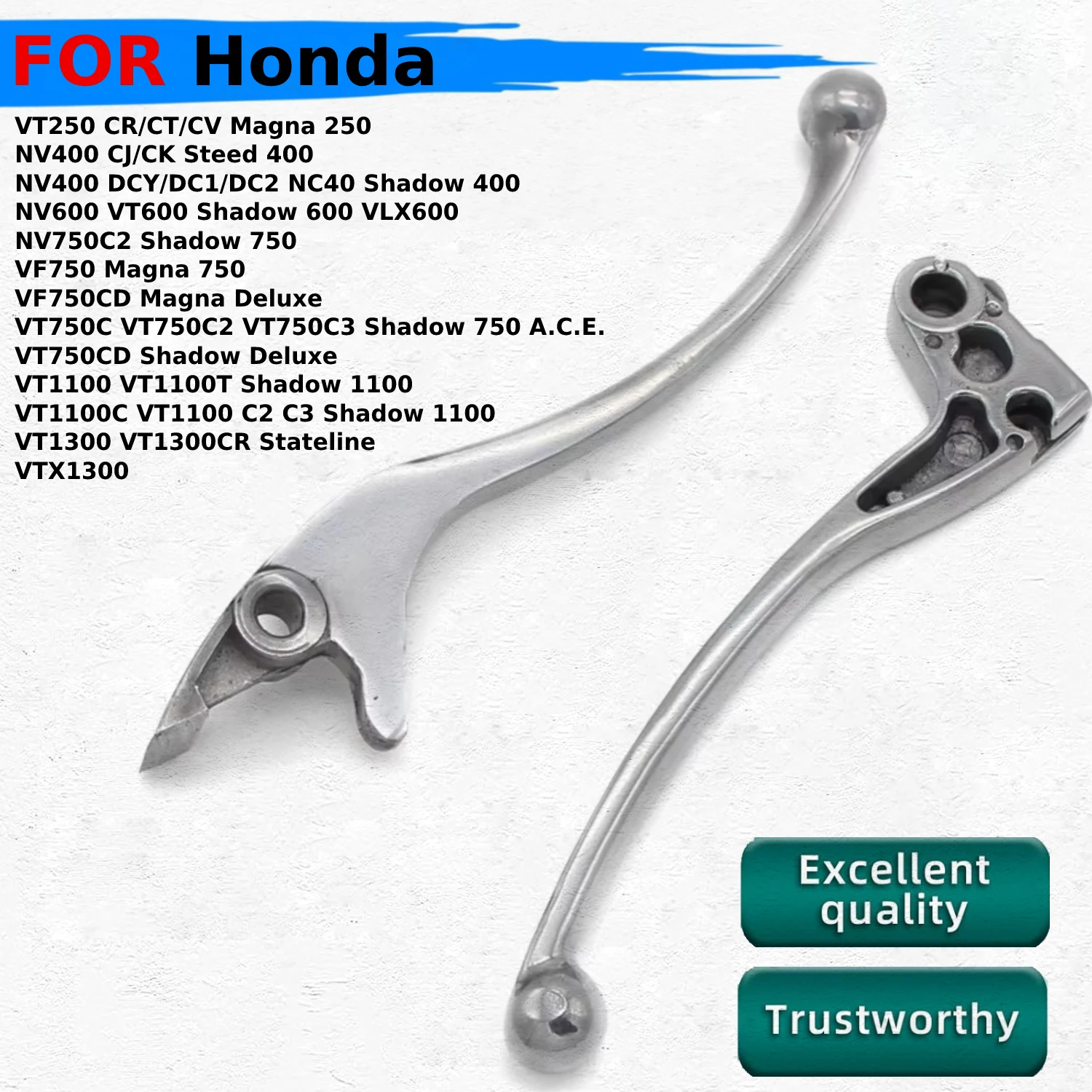 

Motorcycle FRONT BRAKE & CLUTCH LEVERS For Honda VT600 Shadow 600 VLX600 NV750C2 VF750 VF750CD VT750C VT750C2 VT750C3 VT750CD