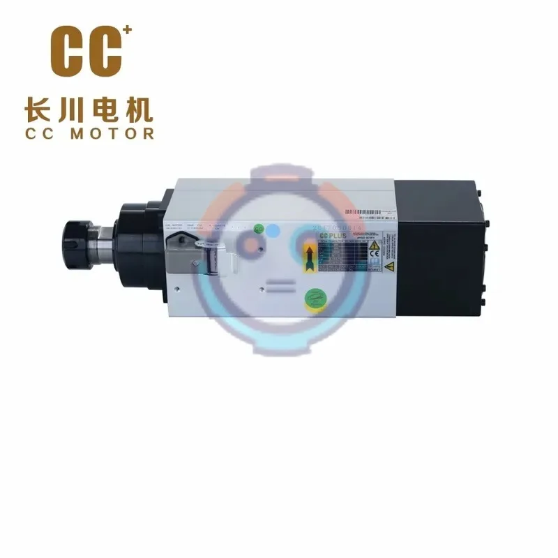 hot 6Kw GMN Bearing Slotted Motor Spindle MHS60-6018FH Air Cooled for Woodworking Engraving Machinery