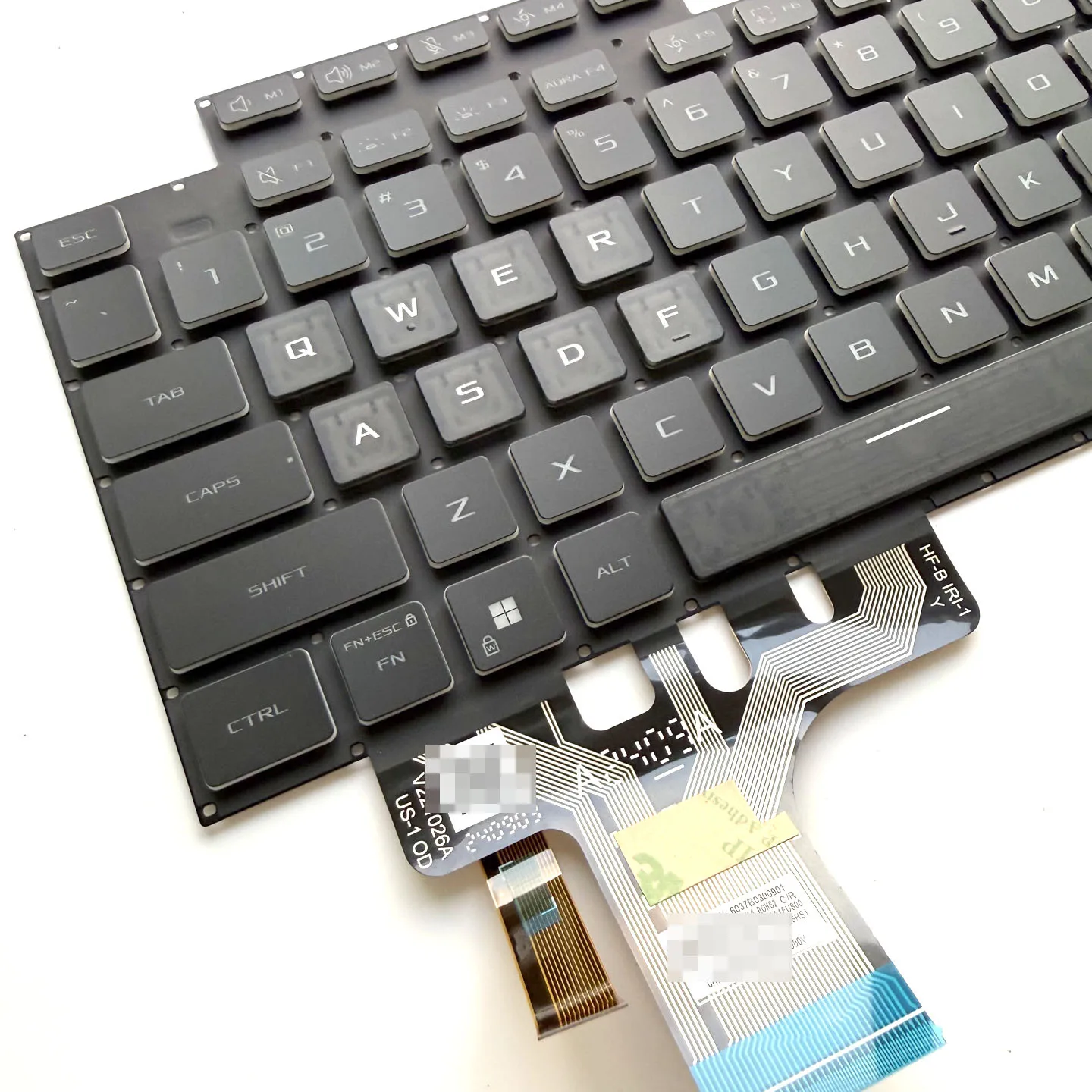 Immagine 6: Adatto per Rog Strix G18 G814F G814Fm G814Fp Modello 2025, Tasti della Tastiera, Copritasti, Staffe, Pulsanti, Parti per Laptop