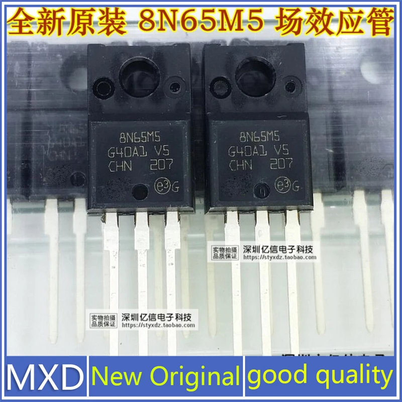 5Pcs/Lot New Original 8N65M5 STF8N65M5 Field Effect Mos Tube Good Quality In Stock