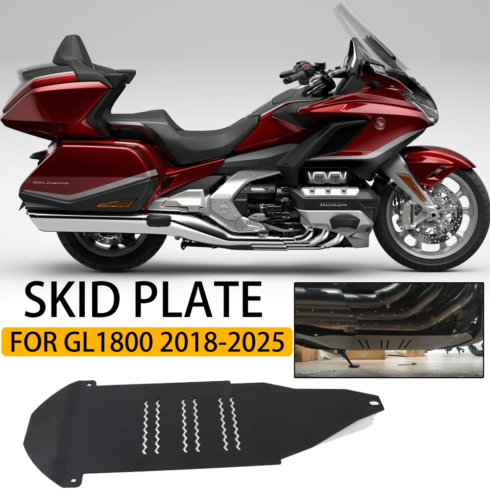 For Honda GoldWing GL 1800 GL1800 Gold wing 2018-2024 Skid Plate Engine Protection Belly Pan Guard Cover Bash Guards Sump Plate