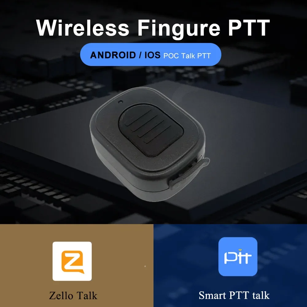 Беспроводной контроллер PTT Z04, кнопка громкой связи для рации Android iOS мобильный телефон, кнопка для разговора для Zello Real-PTT