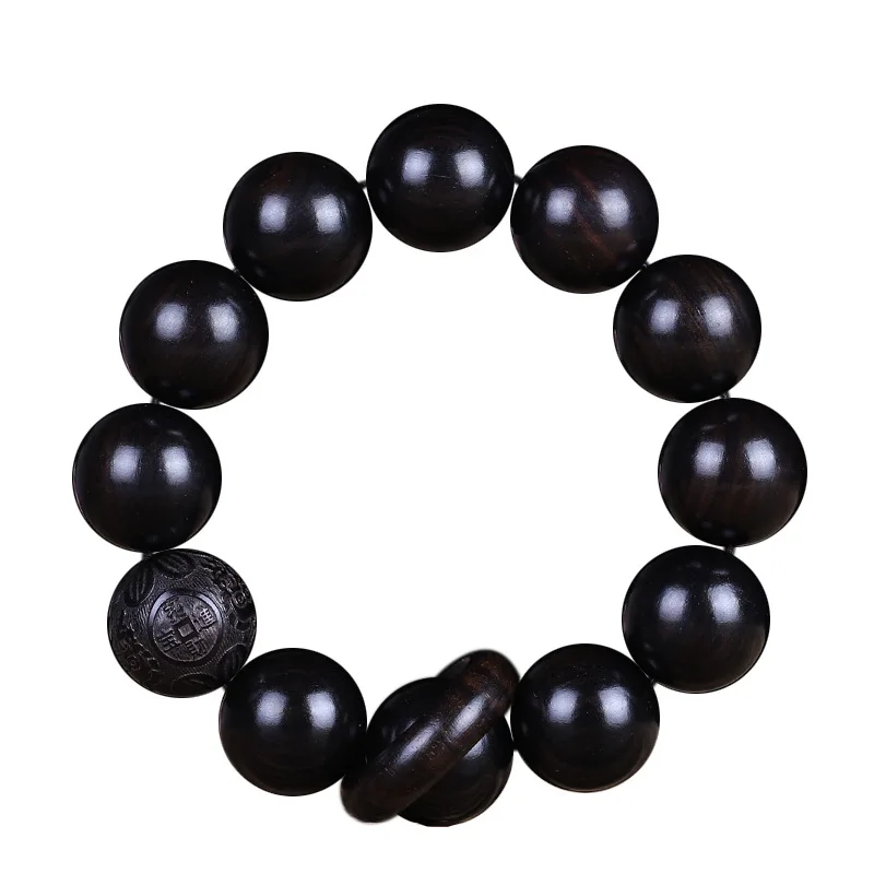 

Purple Sandalwood Prayer Beads, Green Sandalwood Bracelet with Ring, Dark Phoebe & Huanghuali 2.0 Bracelet (Unisex Gifts)