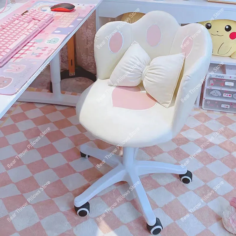 Hand Computer Dining Chairs Bedroom Modern Pink Ergonomic Mobile Relax Gamer Dining Chairs Accent Silla Gaming Balcony Furniture