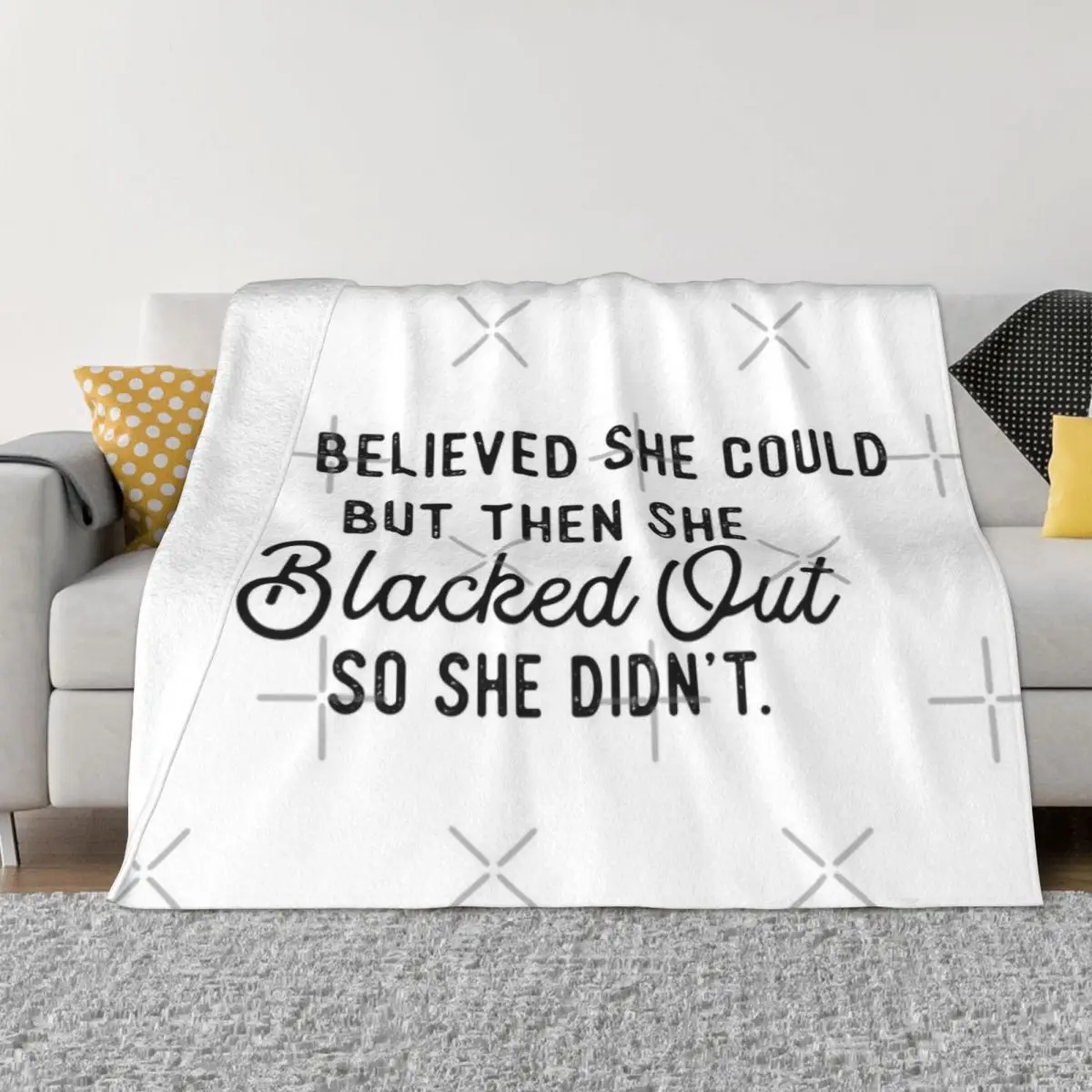 She Believed She Could But Then 1 Quilt Knee Blanket Winter Blankets Blankets And Throws Throw Blanket