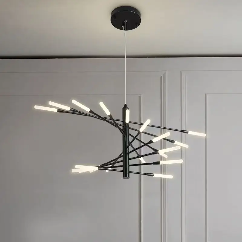 

Modern Minimalist Bouquet Pendant Lamp For Villa Restaurant - Creative Artistic Irregular Lighting Fixture Personalized Classica